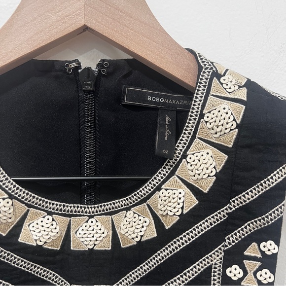 BCBGMaxAzria Adelia Cutout Embellished Midi Dress Size 2 - Picture 9 of 10